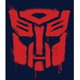 thumbnail image 2 of Boy's Transformers Autobots Graffiti Logo  Graphic Tee Navy Blue X Small, 2 of 4