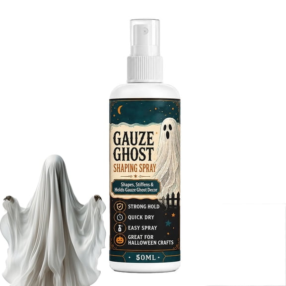 Halloween Quick-Dry Fabric Stiffening Spray, Fabric Stiffening Spray, Halloween Fabric Stiffening Spray, Fabric Stiffener Spray for Crochet, Easy Cleanup During Application