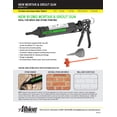 thumbnail image 5 of Albion Engineering B12MG B-Line Manual Mortar and Grout Gun for Pointing Brick & Stone Veneer, Includes Loading Barrel, Mortar & Grout Nozzles, and Mixer, 30 oz 1 Quart, 12:1 Drive, 5 of 5