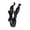 1573-Black, variant on High Ponytail Hair Clip Gentle On Scalp Twist Lock Design For Long Short Hair Daily Hairstyles Women