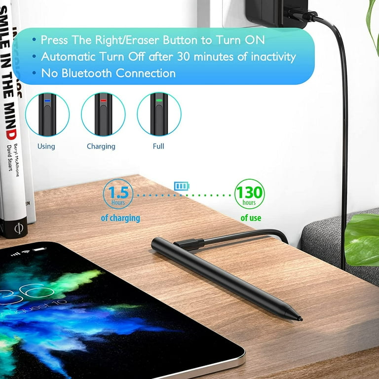 MATEPROX Stylus Pen for Microsoft Surface Pro, Go, Book, Laptop