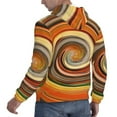 thumbnail image 6 of Honeii Colorful Swirl Pattern Mens Hoodies Men's Loose Sleeve Sweatshirt,Pullover Hooded Sweatshirt for Men,Essentials Hoodie-Medium, 6 of 7