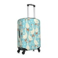 thumbnail image 3 of Balery Luggage Cover White Geese and Flower Print Suitcase Covers for Luggage Elastic Washable Suitcase Protector Fits 18-32 Inch Luggage-Large, 3 of 9