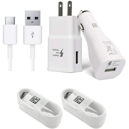 strømper civilisation Åben Samsung Galaxy Tab A7 10.4 (2020) OEM Adaptive Fast USB C Charger Kit,  Charger Kit with Car Charger, Wall Charger and 2x Type-C Cable, Powerful QC  3.0 Charger Kit - White | Walmart Canada