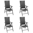 thumbnail image 5 of vidaXL Patio Dining Set Black Outdoor Garden Chair 3/5/7/9 Piece Multi Sizes, 5 of 11