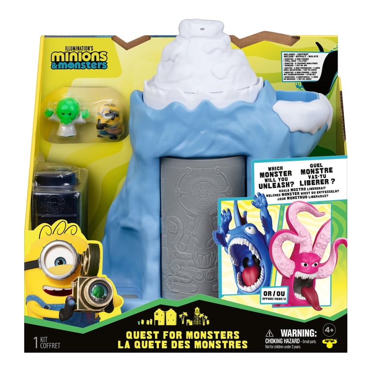 Minions & Monsters フィギュア 3体セット カード付き Minions & Monsters Quest for Monsters Playset with Goomi, Use the