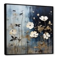 thumbnail image 2 of Designart "Meadow Stroll Among Wildflowers VI" Wildflowers Floater Framed Wall Art Living Room, 2 of 5