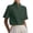 Green(Womens Tops), variant on Womens Short Sleeve Mock Neck Blouses Business V-Notch Collar Top Lightweight Office Wear for Summer