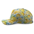 thumbnail image 3 of Dad Hat Lemon Fresh Yellow Fruit Summer Adjustable Baseball Cap with Cute Retro Vintage Floral Pattern for Lemon Lover, 3 of 8