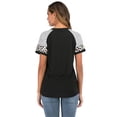 thumbnail image 6 of FUTATA Womens Short Sleeve T Shirts Crewneck Summer Casual Tops Tunics Basic Tee Fashion Raglan Blouses Baseball T Shirts,M-3XL, 6 of 7