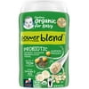 Gerber Organic for Baby Power Blend Probiotic Cereal, Oatmeal Chickpea Banana & Chia Cereal, Organic & Non-GMO Baby Cereal, 8-Ounce Canister (Pack of 6)