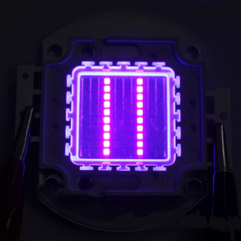 Details about   1/2~20pcs 50W 45mil UV 395nm~400nm Purple Power LED Lamp Spot Light Bulb Curing 