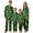 01_Dark Green, variant on UJNDER Matching Family Pajamas Custom Soft Sleepsuit Ensemble Two Piece Set for Cozy Nights Family Bonding,02_Yellow,11-12 Years