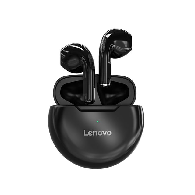Auriculares HT38 Headphone BT5.0 Auriculares inalámbricos semi-en la oreja Auriculares deportivos con Smart Touch Control Amplia compatibilidad Negro Lenovo Auriculares