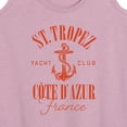 thumbnail image 3 of Instant Message - St. Tropez Yacht Club  - Women's Racerback Tank Top, 3 of 6