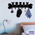 thumbnail image 2 of Handmadetneonsign Dog Coat Rack Wall Hanger, Cute Dog Metal Wall Hooks, Dog Keys Holder Home Decor 74850, 2 of 5