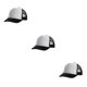 thumbnail image 2 of Gorra de béisbol deportiva Sonducket para niños y bebés ajustable color Blanco negro, 2 of 6