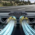 thumbnail image 3 of Car Fan Dual Head 2 Speed 360 Dashboard Electric Fans Summer Rotating Fit for Dashdoard Vehicle Summer, 3 of 9