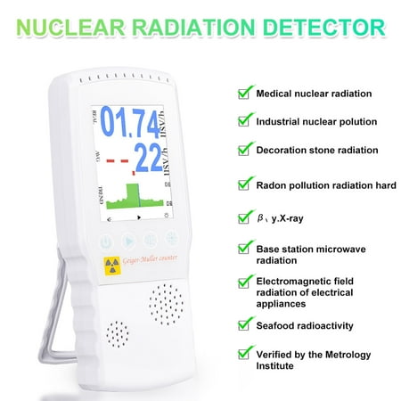 

KingFurt 1xHandheld Geiger Counter β γ χ Nuclear Radiation Detector Dosimeter Test