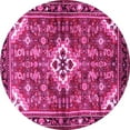 thumbnail image 1 of Ahgly Company Indoor Round Persian Pink Traditional Area Rugs, 5' Round, 1 of 4