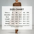 thumbnail image 4 of MORTTIC Women's Western Faux Suede Maxi Dress Bohemian Fringe Detail Bodycon Long Sleeve Dress For Spring Dark Brown，XL, 4 of 4