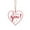 wedding decor, variant on Wooden Craft Heart Shaped Pendant, Valentines Day Party Decoration, Love Hanging Sign For Wedding, 2D Flat Design With Cupid & Heart Cutouts, Wooden Hanging Decoration For
