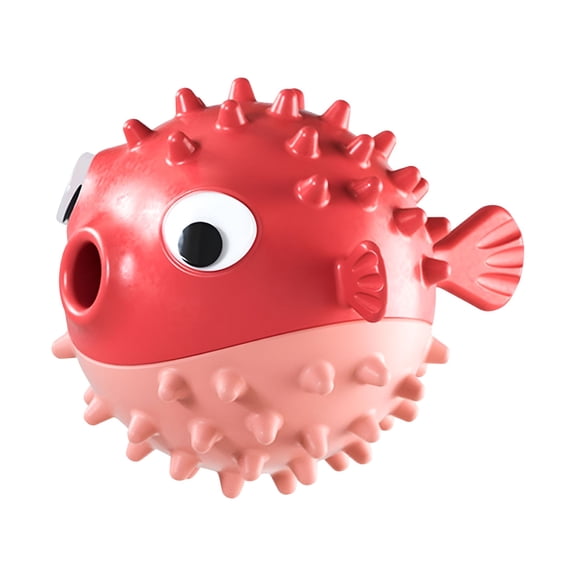 BESTSKY Interactive Toy Dog, Dog Toy for Aggressive Chewers, Dog Toys for All Dogs, Red