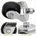 thumbnail image 6 of Beaupretty Hydraulic Floor Jack Caster Wheels, 2-Ton Swivel, Steel, Multi-Color, Furniture, 6 of 8