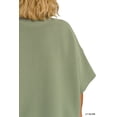 thumbnail image 5 of Zenana Women's Ribbed Round Neck Short Sleeve Tee Shirt & Waistband Shorts Set, 5 of 8