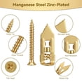 thumbnail image 6 of Self-Drilling Drywall Anchor Kit with Screws – Upgraded Heavy Duty Expansion Anchors, No Pre-Drilling Needed for Shelves, Furniture Frames & Wall Mounting(1.57in，20PCS), 6 of 7
