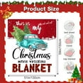 thumbnail image 2 of Flannel Christmas Blanket, 50"x60" Christmas Tree Blanket Christmas Throw Blanket, Super Comfort Soft Flannel Christmas Throws and Blankets for Sofa Couch Bed Living Room Style D Red, 2 of 5