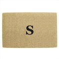 thumbnail image 1 of Nedia Home O2133T Heavy Duty Coir Mat - 24 In. x 57 In. No Border- Monogrammed T, 1 of 5