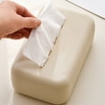 thumbnail image 3 of Comfortable Soft Silicone Tissue Box Elegant Napkin Dispenser for Dining Room, 3 of 18