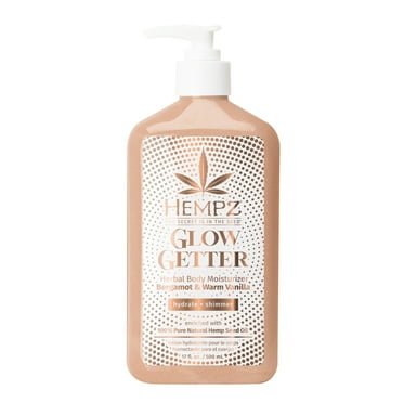 Hempz Glow Getter Herbal Body Moisturizer, 17 Ounces