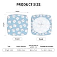 thumbnail image 5 of Goofa Cartoon Sushi Printed Couch Cushion Covers,Soft and Durable Throw Pillow Case , Floral Sofa Magic Sofa Stretch Cushion Couch Covers Washable, 5 of 9