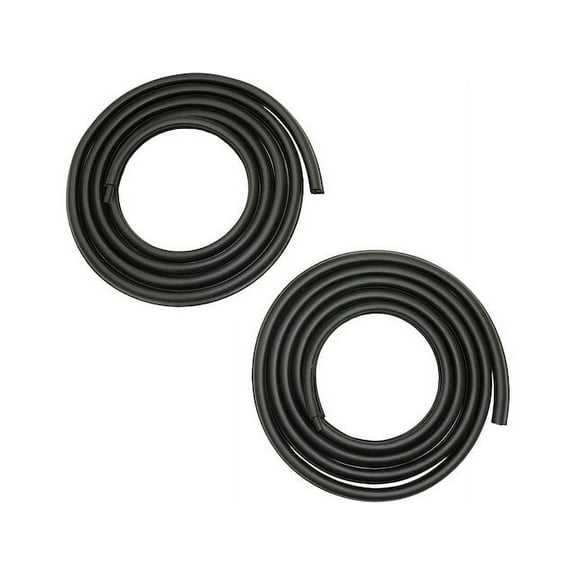 Door Seal 2 Piece Set - Compatible with 1975 - 1979, 1984 - 1989 Dodge D100 1976 1977 1978 1985 1986 1987 1988