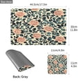 thumbnail image 4 of Wobogo Light Pink Vintage Rose Placemats Coasters Set of 2 Heat-resistant Non-slip Easy to Clean Square Dinner Plate Mat, 4 of 8