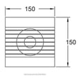 thumbnail image 4 of Estevez Extractor de Aire con Temporizador de 4 Pulgadas Para Baño, Cocina, Pared, Modelo 1204-BL-T(eco), 4 of 5