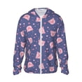 thumbnail image 1 of Fotbe Cute Pig Chaqueta con Protección Solar UPF 50+ para Hombre y Mujer, Camisa con Capucha y Bolsillos-3X-Large, 1 of 7