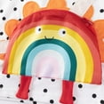 thumbnail image 4 of Byoo Toddler Girls Outifts Cute Rainbow Print Long Sleeve T-Shirt Pants 2Pcs Clothes Set, 4 of 6