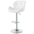 thumbnail image 6 of Berrington Upholstered Adjustable Bar Stool White (Set of 2), 6 of 12