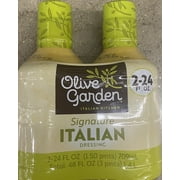 2 PACK Olive Garden Signature Italian Salad Dressing 24 Oz bottles