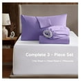 thumbnail image 2 of Twin Sheets Set - 3 Piece Twin Bed Sheets, Deep Pocket, Hotel Luxury, Extra Soft, Breathable and Cooling, Lavender Sheets for Twin Size Mattresses, 2 of 9