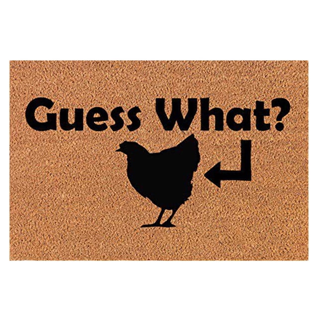 WRXMIJNHGSA Carpet Under $5 Funny Christmas Chicken Door Mat Slip Dirty Door Rug For Entrance Front Door Outdoor Entrance Porch Mat With Slip Polyester Funny Christmas Floor Mat