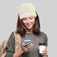 thumbnail image 2 of Audhol Baseball Cap Corduroy Cap Sports Hats Warm Winter Outdoor Travel Birthday Gift Baseball Cap for Men Womens Gorras Para Hombres Beige One Size, 2 of 5