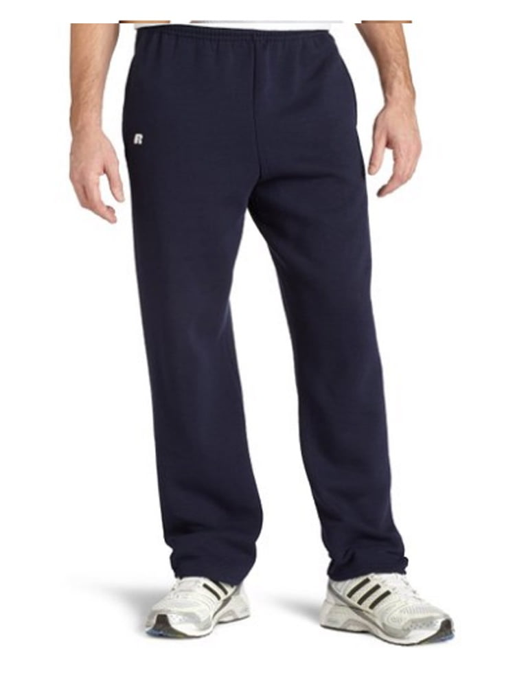 russell sweatpants open bottom