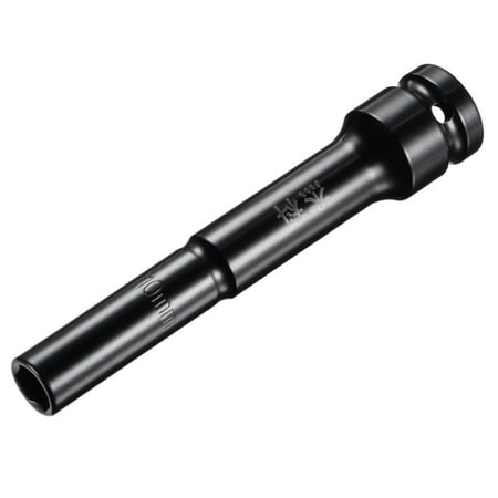 

Uxcell 1/2 Drive by 10mm Metric Deep Thin Wall High Carbon Steel Impact 6 Point Socket