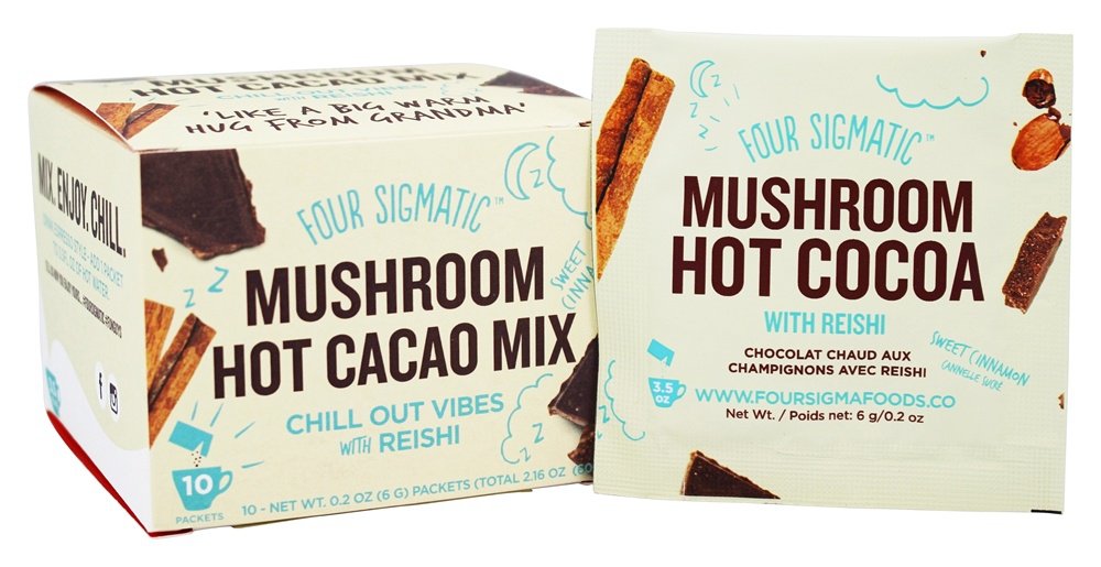 Four Sigmatic Mushroom Hot Cacao Mix Chill Out Vibes with Reishi Sweet ...