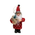 thumbnail image 2 of Santa Claus Doll under $5! kkbbma Fabric Santa Claus Doll, Christmas Tabletop Decoration, Holiday Ornament with Pendant, Festive Desktop Display, Xmas Home Decor, 2 of 3
