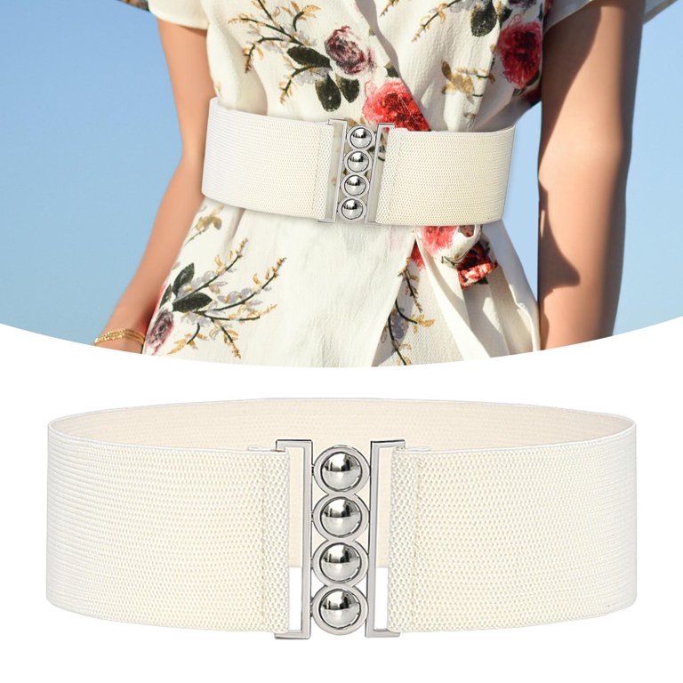 Wide Elastic Belt Female Simple Decoration Cinch Dress Belt  display picture 3